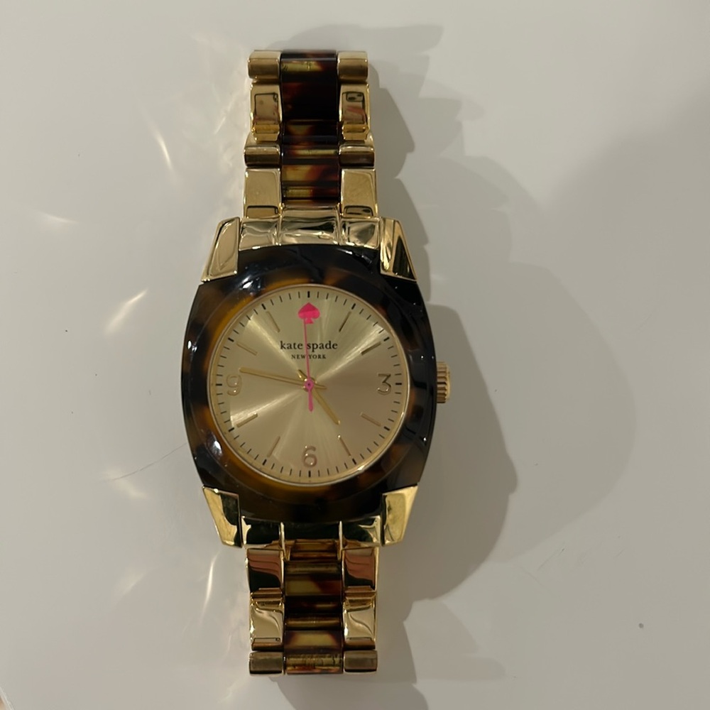Gold & Tortoise Kate Spade Watch